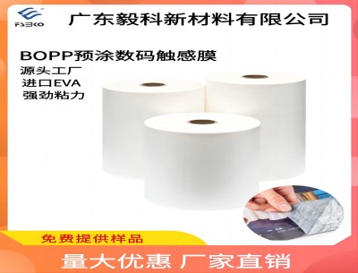 BOPP預(yù)涂數(shù)碼超粘觸感膜